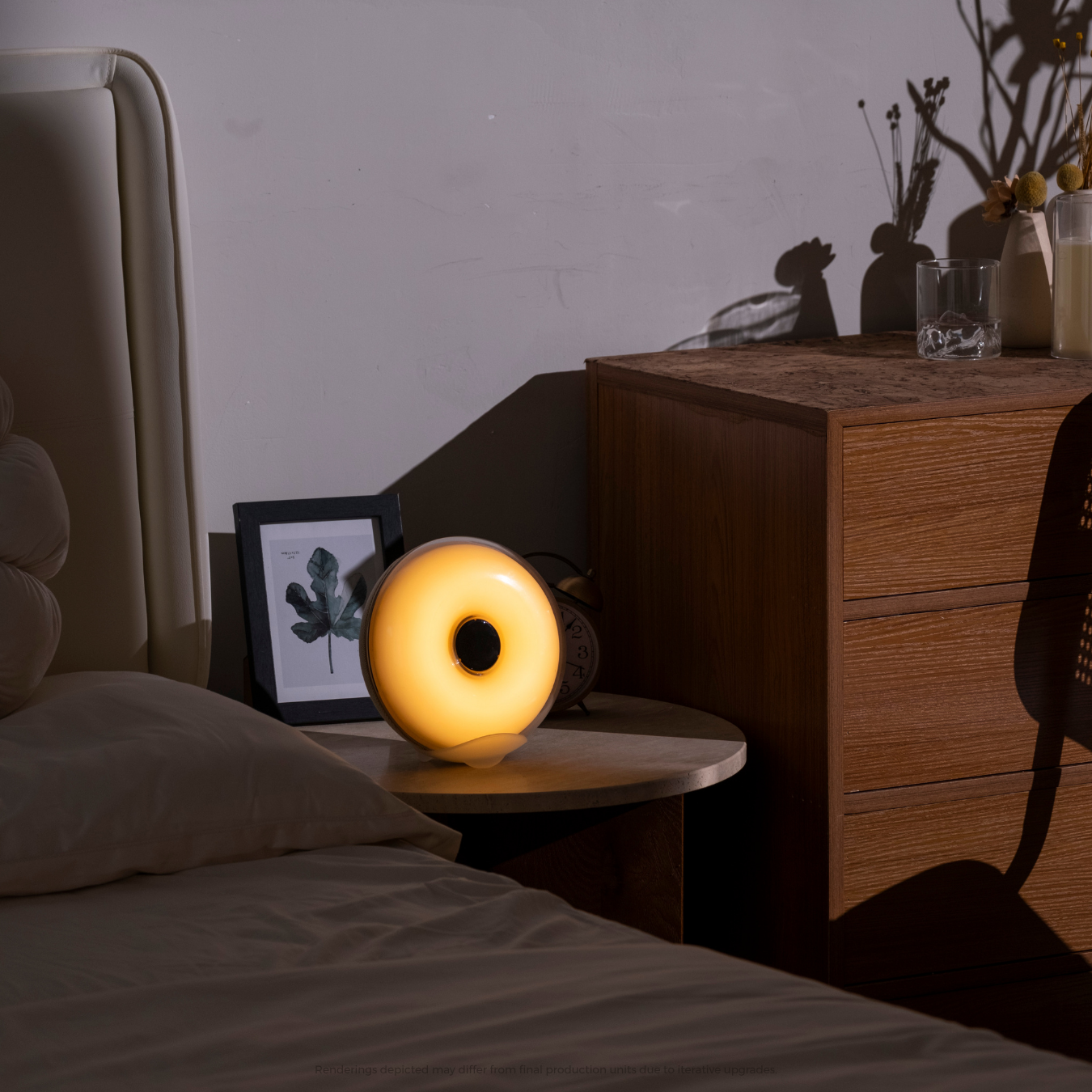 Donut Sunrise Alarm Clock & Smart Sleep System with 360 Soundscapes