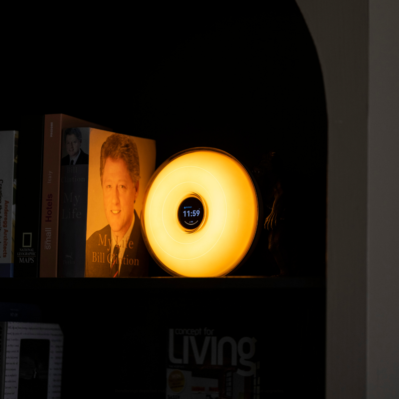 Donut Sunrise Alarm Clock & Smart Sleep System with 360 Soundscapes