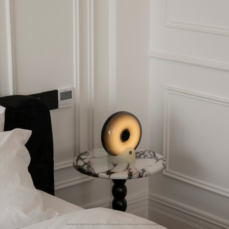 Donut Sunrise Alarm Clock & Smart Sleep System with 360 Soundscapes