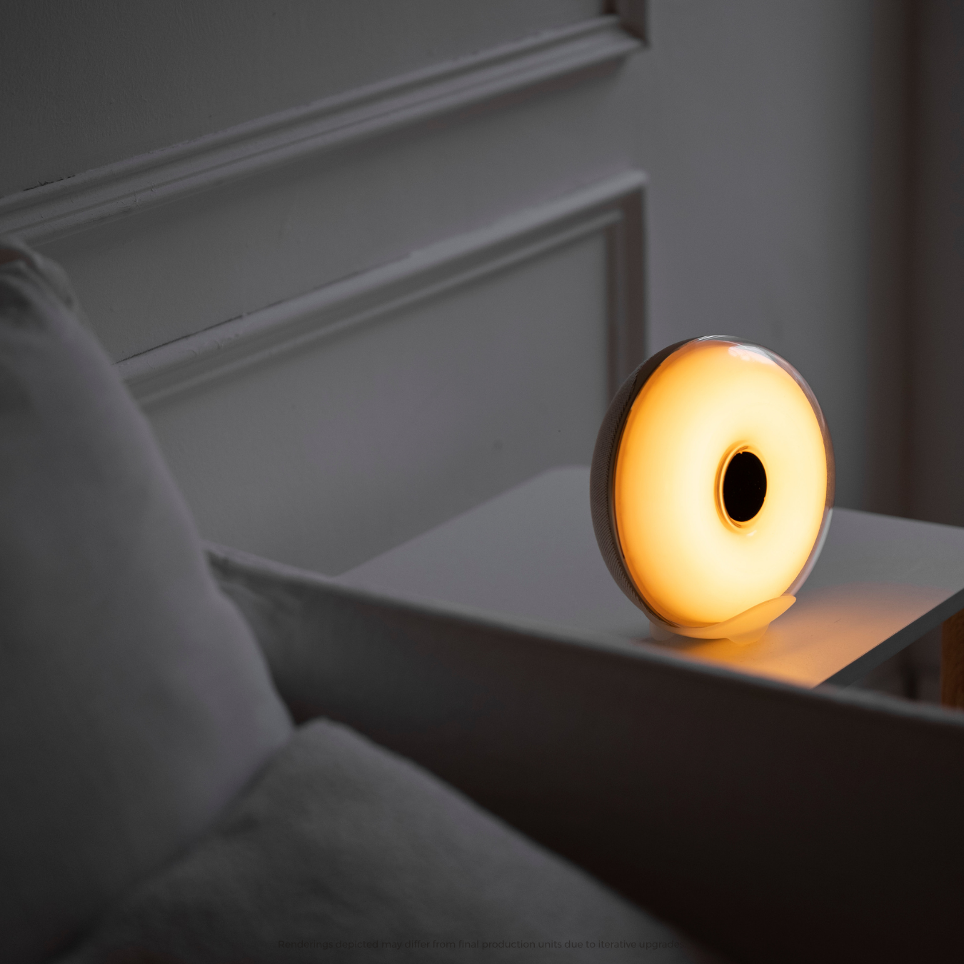 Donut Sunrise Alarm Clock & Smart Sleep System with 360 Soundscapes